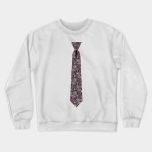 Silver Paisley Tie Crewneck Sweatshirt